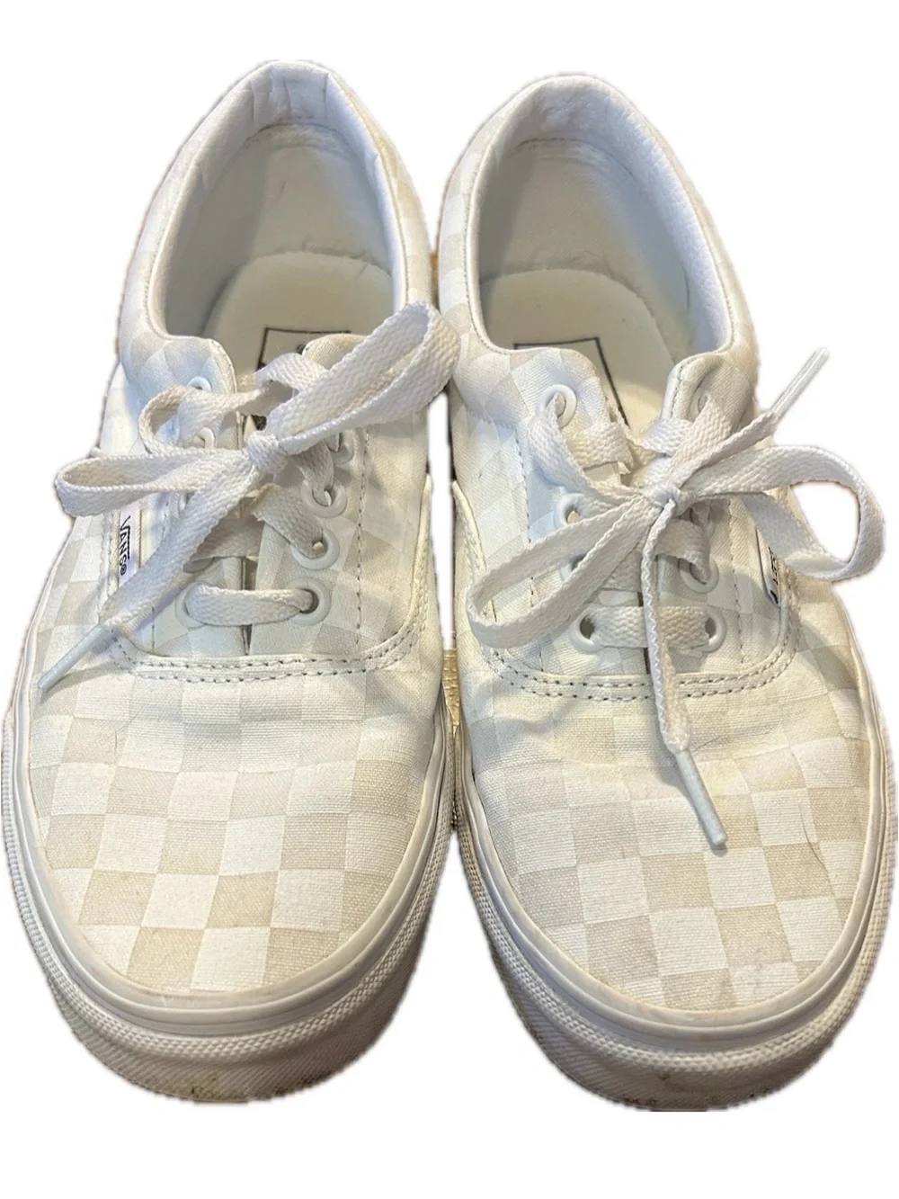 Vans Authentics LX Tonal Checkerboard Size 7.5/8